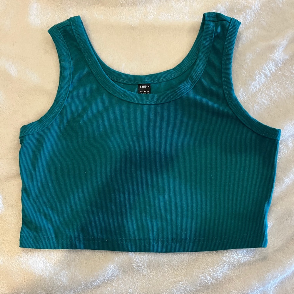 shien green tank top.